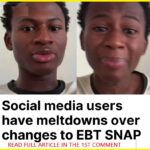 Guy freaks out over losing EBT SNAP benefits