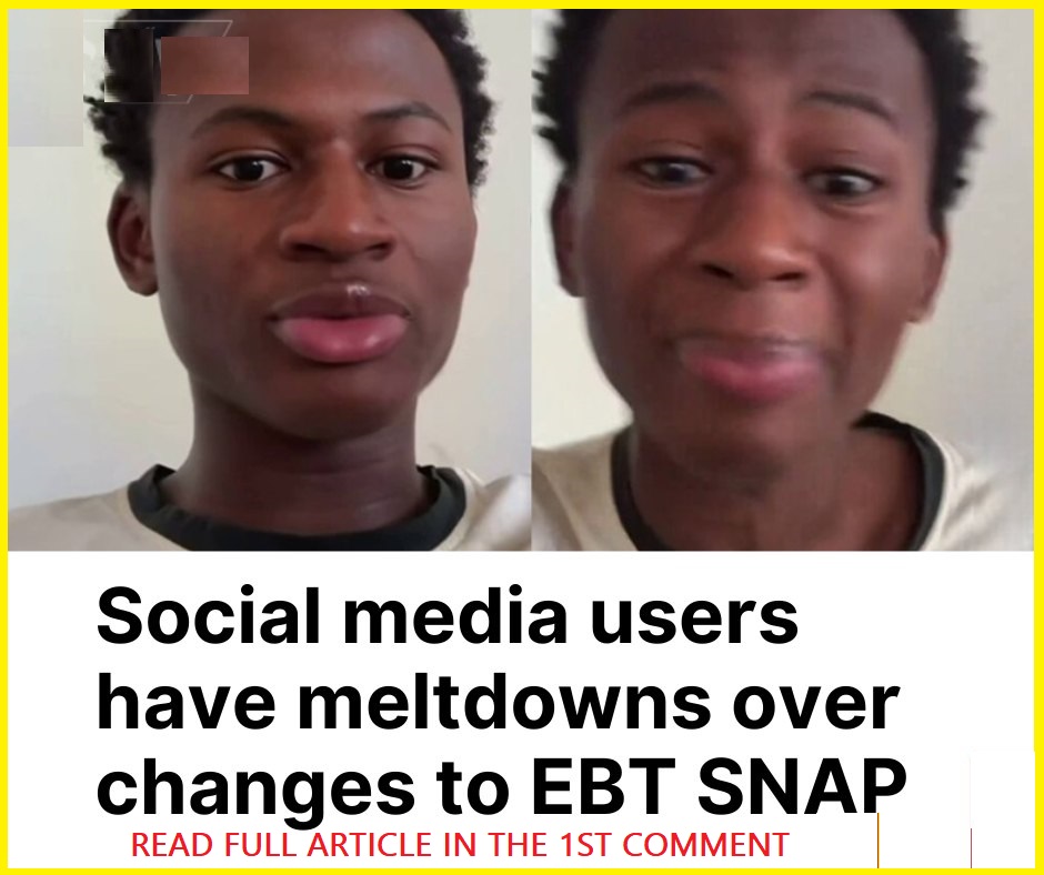 Guy freaks out over losing EBT SNAP benefits