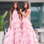 The pair of “most beautiful twins in the world” show off their 13-year-old beauty